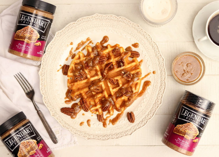 Legendary Foods Keto Pecan Pie Waffles by Maria Emmerich (Keto Adapted)