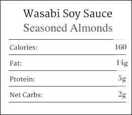 Wasabi Soy Sauce Seasoned Almonds