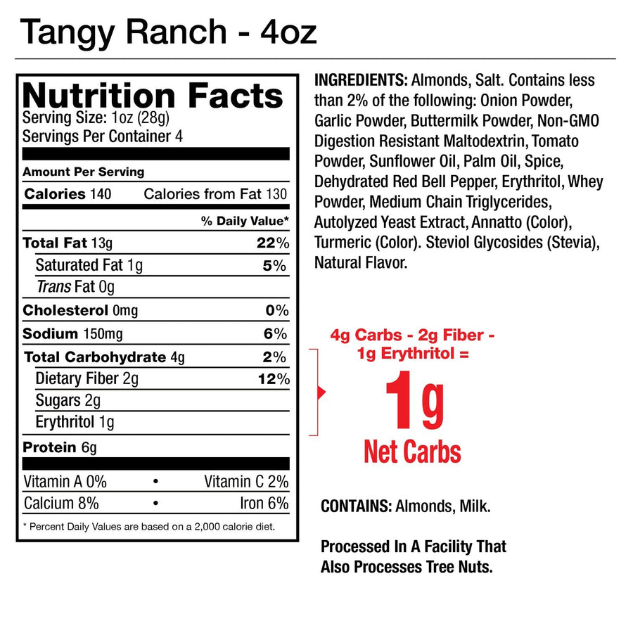 Tangy Ranch Seasoned Almonds