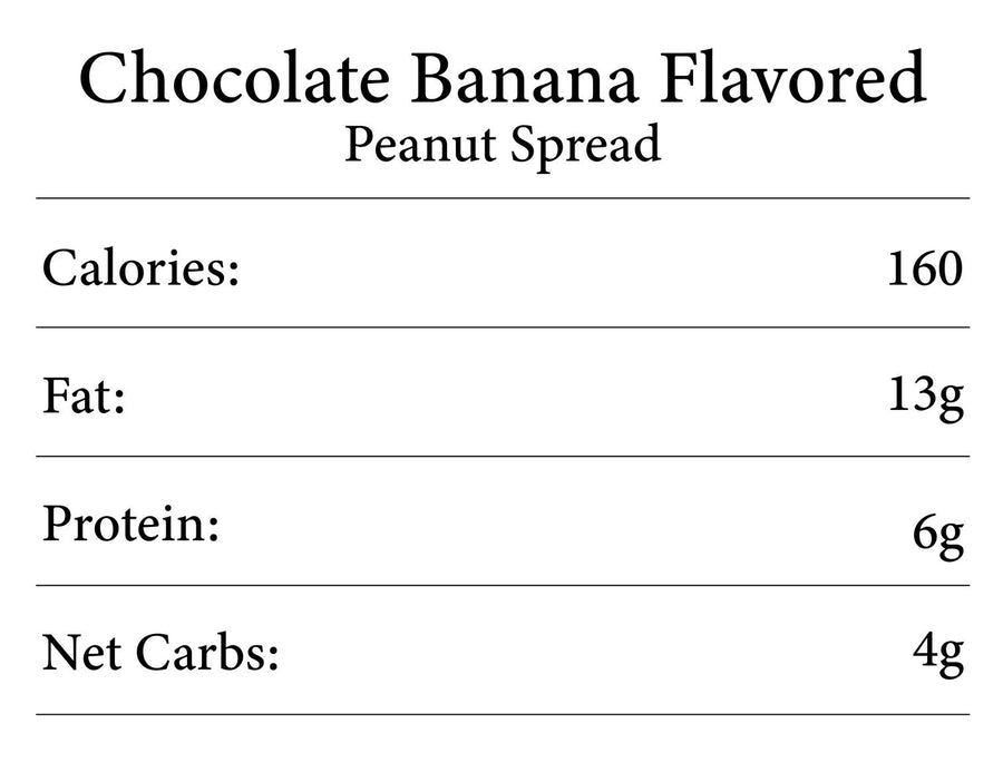 Chocolate Banana Flavored Peanut Spread